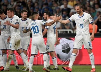 سرگروهی ایتالیا در یورو 2020 قطعی شد، آتزوری 3 بازی نخست را در خانه برگزار می نماید