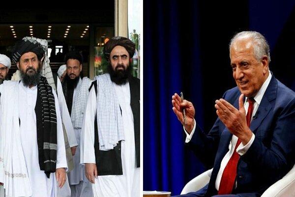 خلیل زاد با هیئت طالبان در قطر دیدار کرد خلیل زاد با هیئت طالبان در قطر ملاقات کرد