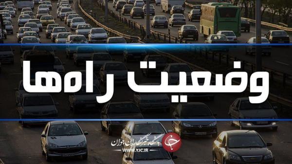 ترافیک سنگین در آزادراه کرج، تهران
