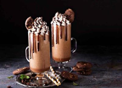 طرز تهیه میلک شیک موکا کافی شاپی